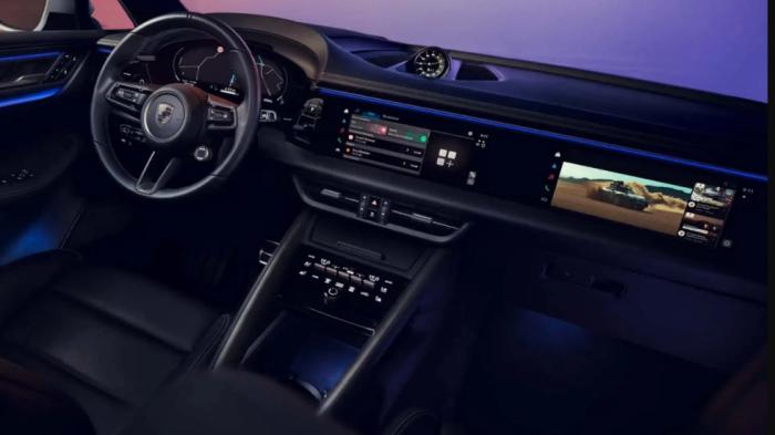 Με 3 ψηφιακές οθόνες και Heads Up Display η ηλεκτρική Porsche Macan 