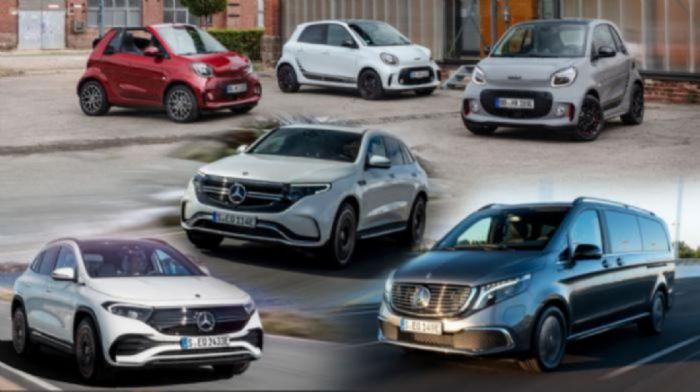Από το smart EQ στην EQS, η Mercedes-Benz έχει μια πλήρη ηλεκτρική οικογένεια
