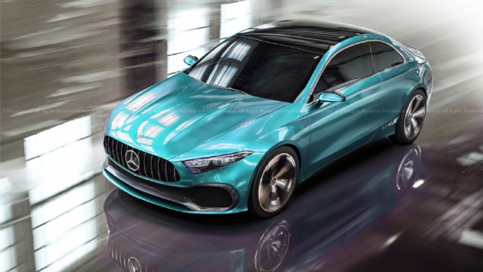 Ο Aksyonov Nikita δημιουργεί ψηφιακά την coupe εκδοχή του Mercedes-Benz Concept A.
