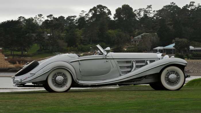Το 1929, η Mercedes-Benz 500K έκανε την εμφάνισή της με τη νέα, αεροδυναμική σχεδίαση. Το 1929, η Mercedes-Benz 500K έκανε την εμφάνισή της με τη νέα, αεροδυναμική σχεδίαση.
