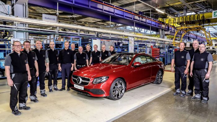 Ξεκίνησε και επίσημα η παραγωγή της νέας Mercedes E-Class Coupe. 