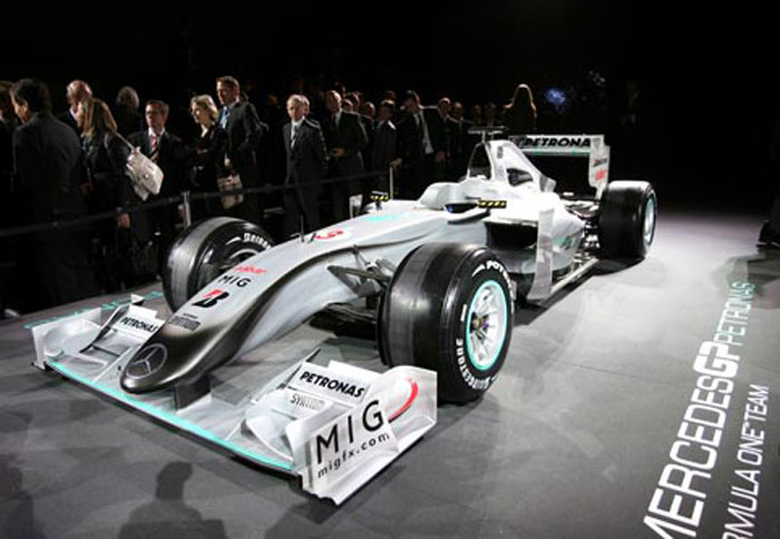Τα χρώματα της Mercedes GP 