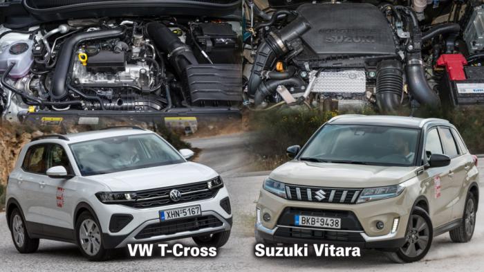 Στα ίδια λεφτά, ποιο μικρό SUV; Suzuki Vitara ή το νέο VW T-Cross; 