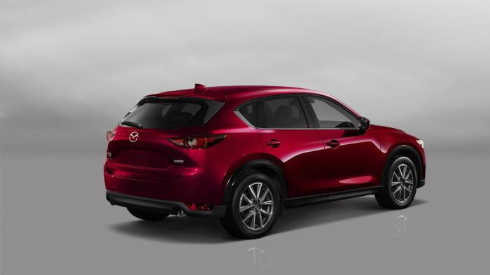 Βασισμένος στο μικρότερο CX-3 και το μεγαλύτερο CX-9 της Mazda, ο σχεδιασμός του νέου μοντέλου