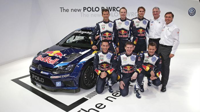 Τα τρία 2015 Polo R WRC θα δοθούν στα εξής πληρώματα: Sebastien Ogier / Julien Ingrassia, Jari-Matti Latvala / Miikka Anttila και Andreas Mikkelsen / Ola Flοene.