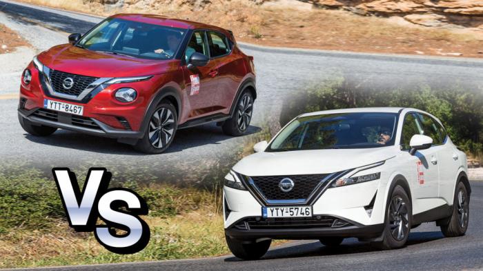 Ποιο Nissan SUV να πάρω: Juke ή Qashqai; Μικρό SUV ή μικρομεσαίο; 