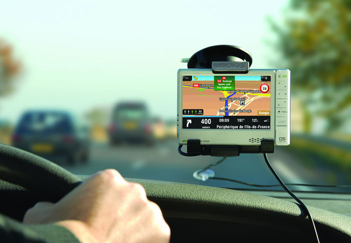 Με GPS στο αυτοκίνητο Με GPS στο αυτοκίνητο