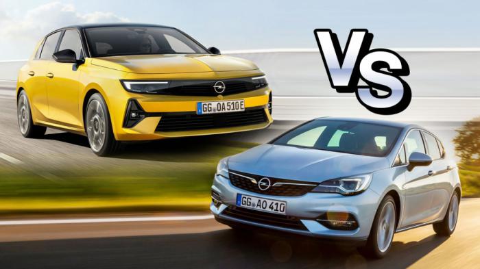 Opel Astra Old Vs New: Ριζικά αλλαγμένο και βελτιωμένο στην 6η γενιά Opel Astra Old Vs New: Ριζικά αλλαγμένο και βελτιωμένο στην 6η γενιά
