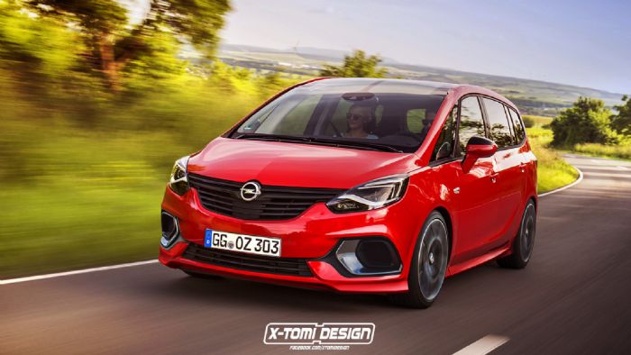 Δείτε την ψηφιακά επεξεργασμένη εικόνα της X-Tomi Design από το Opel Zafira OPC και πείτε μας πως σας φαίνεται.