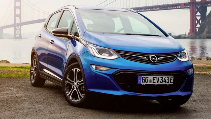 Το νέο ηλεκτρικό Opel Ampera-e.