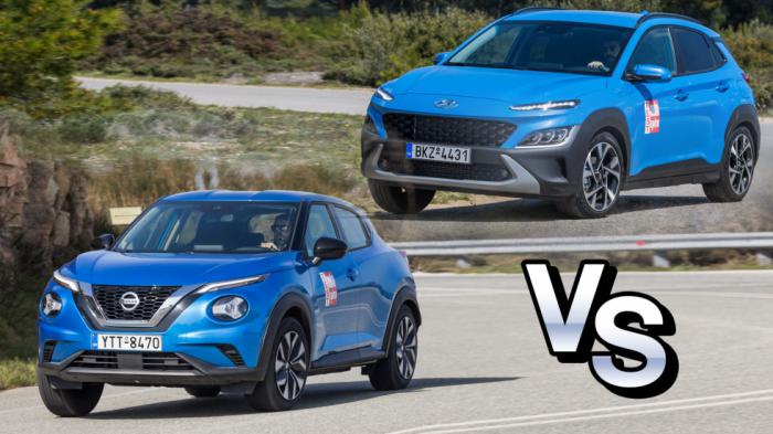 Hyundai Kona Vs Nissan Juke hyundai kona, nissan juke