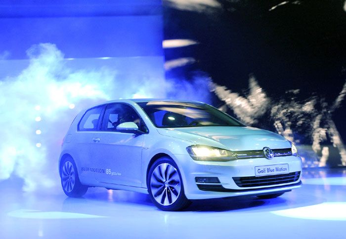 To νέο VW Golf αποτελεί ένα από τα highlights της έκθεσης.