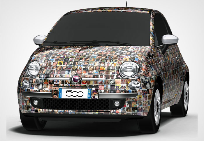 Η επίσημη φωτογραφία της Fiat δείχνει την μορφή που θα έχει το Fiat 500 Thousandth, όμως δεν είναι η τελική 