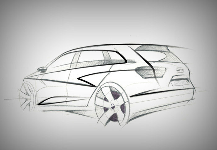 Το πρώτο σχέδιο του Seat Ibiza ST που θα δούμε του χρόνου 