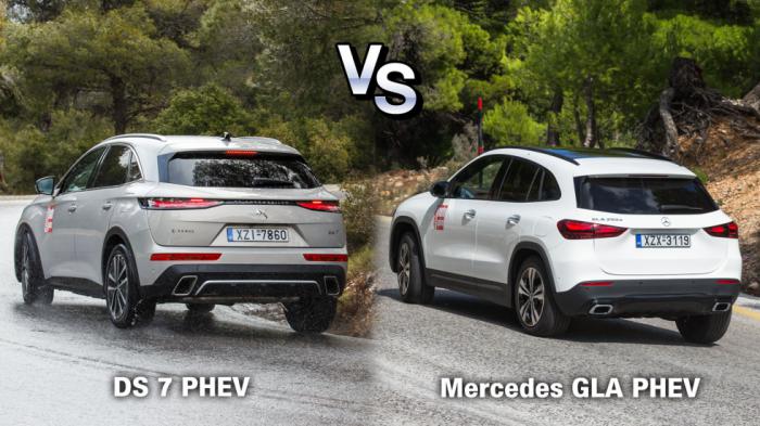 Σύγκριση premium Plug-in hybrid οικογενειακών SUV: DS 7 E-Tense Vs Mercedes GLA 250 e