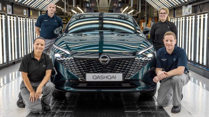 Ξεκίνησε η παραγωγή του ανανεωμένου Nissan Qashqai Ξεκίνησε η παραγωγή του ανανεωμένου Nissan Qashqai