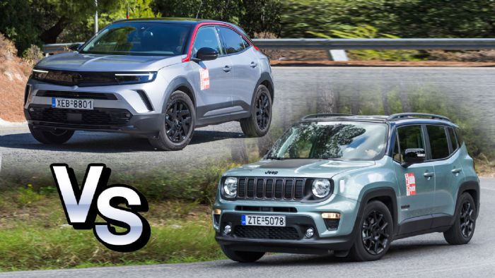 Αρρενωπό Jeep Renegade ή μουράτο Opel Mokka στα 130 άλογα;  