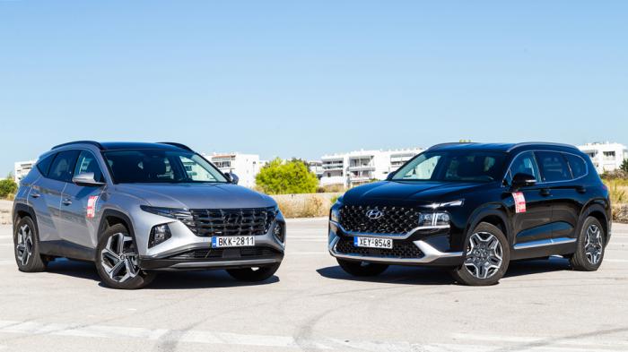 Tucson και Santa Fe: Τα SUV της Hyundai που δεν «καίνε» τίποτα 