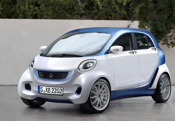 Η επιστροφή του smart forfour αναμένεται να γίνει μέσα στο 2013!