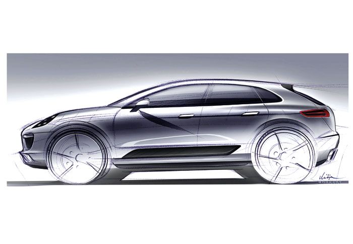 Το πρώτο επίσημο σκίτσο που έχει δώσει η Porsche στη δημοσιότητα, μας έχει δώσει τις αισθητικές κατευθύνσεις της νέας Macan. Το πρώτο επίσημο σκίτσο που έχει δώσει η Porsche στη δημοσιότητα, μας έχει δώσει τις αισθητικές κατευθύνσεις της νέας Macan.