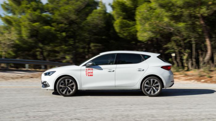 Σύμφωνα με την SEAT, το Leon των 110 ίππων «καίει» γύρω στα 5,5 λτ./100 χλμ..