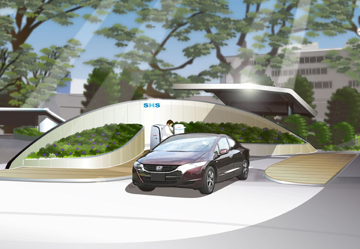 Honda: Ηλιακός Σταθμός παραγωγής Υδρογόνου Honda: Ηλιακός Σταθμός παραγωγής Υδρογόνου