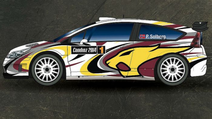 Αυτό είναι το Citroen C4 WRC των Peter Solberg και Phil Mills που θα λάβει μέρος στο Rallye du Condroz-Huy του Βελγίου.