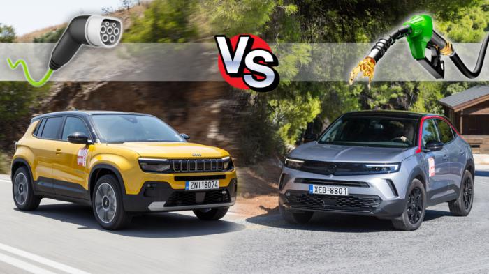 Ηλεκτρικό Jeep Avenger ή αυτόματο βενζίνης Opel Mokka; 