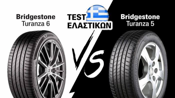 Bridgestone Turanza 6 Vs Turanza 5: Ημέρα με την νύχτα Bridgestone Turanza 6 Vs Turanza 5: Ημέρα με την νύχτα