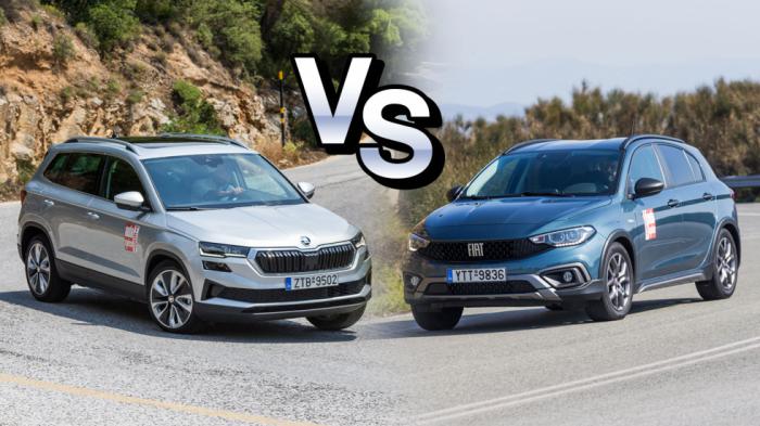 Προσιτά και ευρύχωρα: Fiat Tipo Cross ή Skoda Karoq 