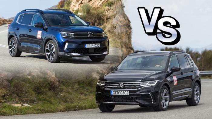 Super Συγκριτικό: Citroen C5 Aircross PHEV Vs Volkswagen Tiguan eHybrid