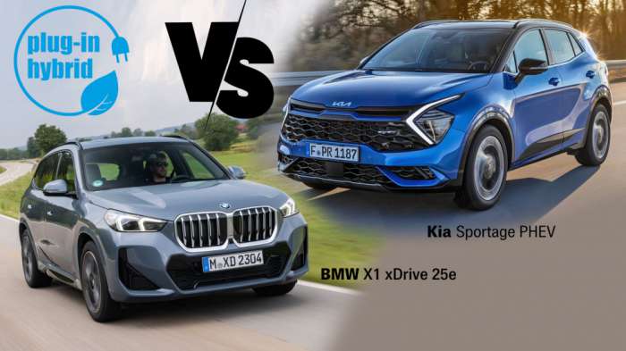 Plug-in hybrid με 245 άλογα: BMW X1 ή Kia Sportage; Plug-in hybrid με 245 άλογα: BMW X1 ή Kia Sportage;