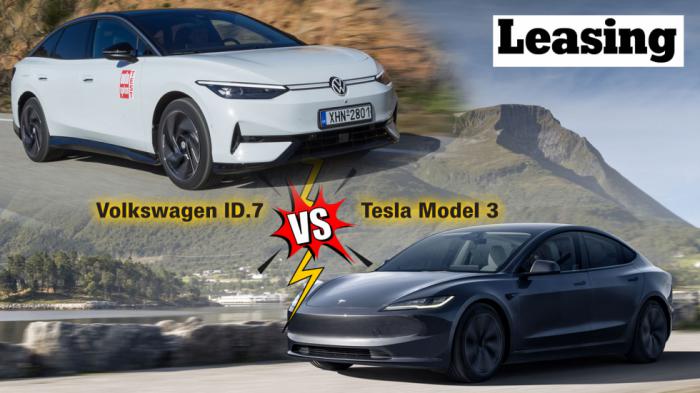 VW ID.7 με 620+ χλμ. αυτονομία ή Model 3 με 27 ευρώ μικρότερο μίσθωμα; 