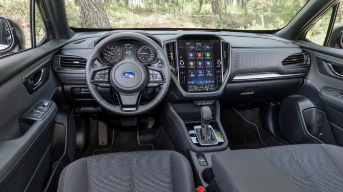 Η εικόνα στο εσωτερικό του νέου Forester είναι πολύ ευχάριστη. Η εικόνα στο εσωτερικό του νέου Forester είναι πολύ ευχάριστη.
