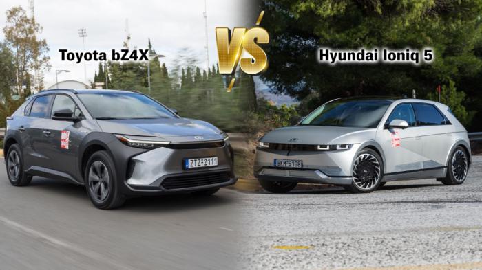 Το Toyota bZ4X κόντρα στον κορεάτικο ανταγωνισμό, Hyundai Ioniq 5 & Kia EV6 Το Toyota bZ4X κόντρα στον κορεάτικο ανταγωνισμό, Hyundai Ioniq 5 & Kia EV6