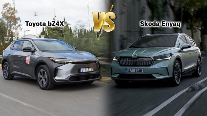 Το Toyota bZ4X κόντρα στον ευρωπαϊκό ανταγωνισμό, τα Skoda Enyaq & VW ID.4
