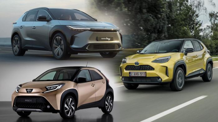 Τα Toyota που θα μοσχοπουλήσουν το 2022: Yaris Cross, Aygo X & bZ4X 