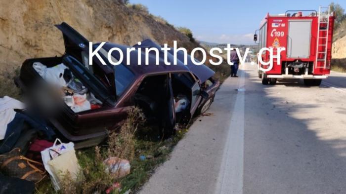 Δερβενάκια: Σφοδρό τροχαίο φορτηγού με ΙΧ 