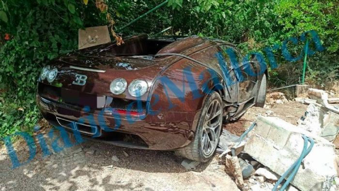 Σωματοφύλακας τράκαρε την Bugatti Veyron του Κριστιάνο Ρονάλντο 