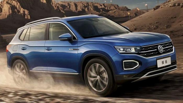 Στην εικόνα βλέπετε το τρέχον Volkswagen Tayron για την αγορά της Κίνας.