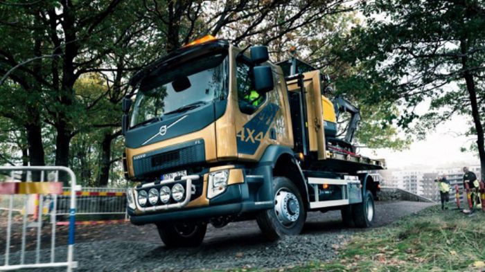Η Volvo Trucks παρουσίασε μια νέα έκδοση του FL με μόνιμο σύστημα 4κίνησης και μεικτό βάρος από 12t. – 16t.