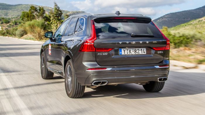 Το Volvo XC60 στην πίεση ανταποκρίνεται μια χαρά στα θέλω του μέσου οδηγού, με την πρόσφυση να έχει μεγάλα περιθώρια και την συμπεριφορά να κρίνεται ουδέτερη, ωστόσο λείπει το fun to drive στοιχείο.	