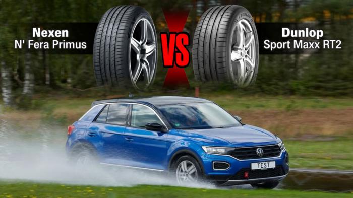 Test ελαστικών: Dunlop για στεγνό & χλμ. ή Nexen για βρεγμένο & τιμή; Test ελαστικών: Dunlop για στεγνό & χλμ. ή Nexen για βρεγμένο & τιμή;