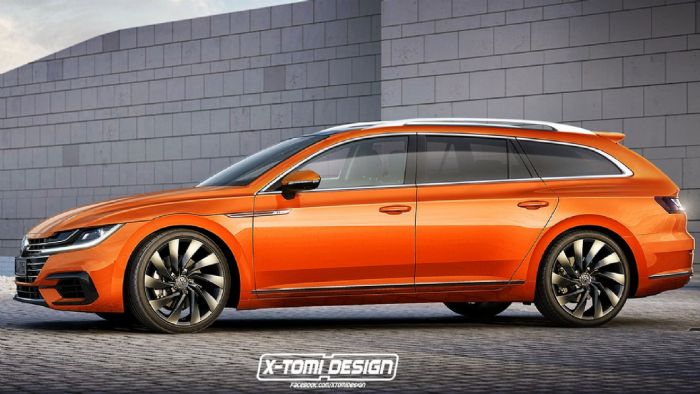 Αυτή είναι η ψηφιακή πρόταση των ανεξάρτητων σχεδιαστών της X-Tomi Design για την station wagon εκδοχή του VW Arteon.