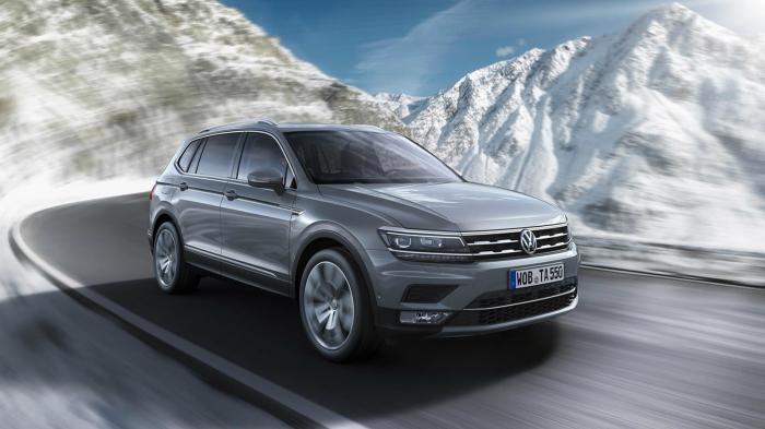 Οι πρώτες εικόνες για το VW Tiguan Allspace, που αποκαλύπτουν τόσο το εξωτερικό όσο και το εσωτερικό του. 