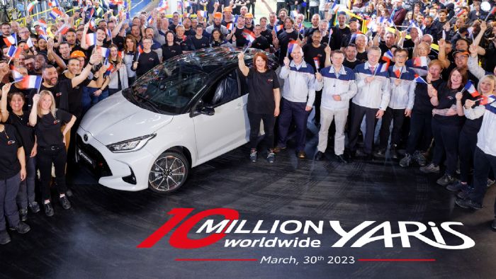 Toyota Yaris: Το έκτο Toyota που πετυχαίνει 10.000.000 πωλήσεις! Toyota Yaris: Το έκτο Toyota που πετυχαίνει 10.000.000 πωλήσεις!