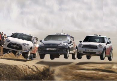    WRC    ,            .     Citroen DS3, Ford Fiesta 
Sport  Mini Countryman            .
 