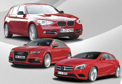 M       BMW  1,          Audi A3  Mercedes A-Class.  3  premium         ,          .
 