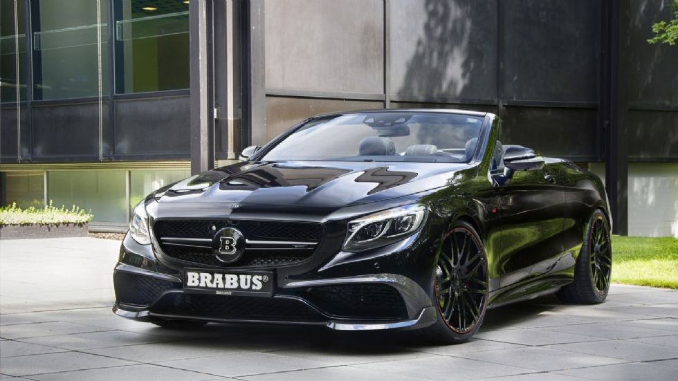 H Mercedes-AMG S63 Cabrio της Brabus διαθέτει τελική ταχύτητα 350 χλμ./ώρα, ενώ για το 0-100 χλμ./ώρα απαιτεί 3,5 δλ.