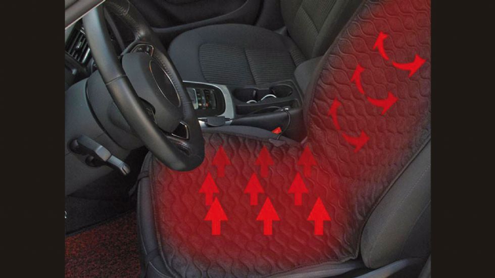 Στα χειμερινά gadget αυτοκινήτου θα βρείτε θερμαινόμενο κάλυμμα καθίσματος για να μην παγώνετε όταν μπαίνετε το πρωί.